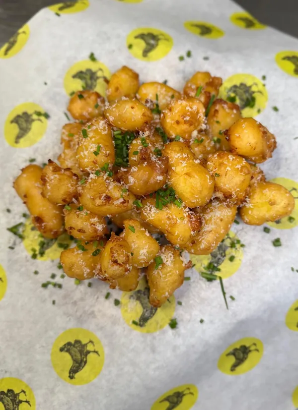 Tempura Cheese Curds from Pop-Up Hot Chicken